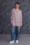 Women's Shirt Floral Pattern Women's Shirt Hijab Shirt Oversized Shirt Batwing Sleeve Shirt Stylish - 2