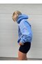 Women's Ellore Baby Blue Oversize Sweatshirt - 4