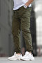 Men's Cargo Pocket Pants Elastic Joger Pants - 2