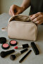 Plain Pattern Makeup Bag - 3