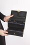 Brown - Black Sp979 Women's Wallet & Card Holder - 3