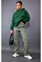 Universal Sports Acedemy Sweatshirt - Green Printed Oversize Hoodie - 3
