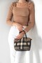 Brown - Black Sp1021 Women's Handbag - 2