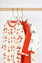 100% Cotton 3-Piece Printed Baby Romper with Booties and Snap Fasteners - 3
