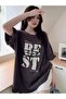 Best Printed Smoked T-Shirt - Oversize Crew Neck Short Sleeve - 2