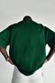 Free Life Oversize Green Printed T-Shirt - Crew Neck Short Sleeve Comfortable Fit Tee Shirt - 2