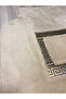 Meram Non-Slip Sole, Soft, Absorbent 2-Piece Ultra Luxury Leather Detailed Bath Mat Set Cappucino - 2