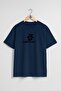 Oversize Point Black Chest Design Unisex T-Shirt