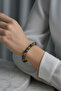 Certified Citrine-Apatite-Hematite Natural Stone Bracelet - 2