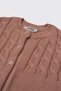 Baby Girl Rose Color Knitwear Cardigan - 3