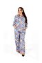 Co-Ord Set – Blue, White and Multi-coloured Printed Shirt and Pant.