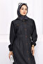 Anthracite Pocket Buttoned Denim Dress - 3