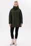 Women's Khaki Fleece Inside Furry Water and Windproof Hooded Winter Coat & Coat & Parka - 3