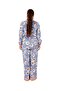 Co-Ord Set – Blue, White and Multi-coloured Printed Shirt and Pant. - 2