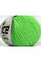 8X50Gr. Baby Summer Dk Cotton, Acrylic Neon Green Bebe, Summer Yarns, Cotton