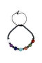 Certified Natural Stone Cocktail Macrame Bracelet - 6
