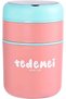 Double Soup Bowl Insulated Lunch Container Thermos Steel Food Jar with Spoon Stainless Steel