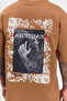 Comfortable Fit T-Shirt with Back Print Detail 36090Wyz - 8