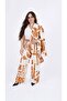 Ladies Co-ord Pant Set- Printed Shirt and Pant with Long Sleeves. - 2