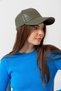 Classic Khaki Colored Plain Visor Leather Baseball Cap - Simple Stylish Design Spk1104 - 6