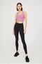 Lavender V-Neck Lightly Supported Covered Sports Bra Vneck - 4
