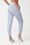 Women's Gray High Waist Jogger Sweatpants Joggers - 3