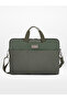 O-lapclassy Sleek Laptop Bag Minimalist Lightweight Work Bag Green