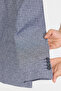 Restore Men's Dark Navy-Grey Lycra Cotton Slim Fit Sports Blazer Jacket (Plus Size - Battal) - 4