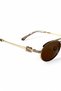 Micore Metal Oval New Season Sunglasses Uv400 Protection Premium Series - 6