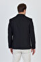 Pasiros Men's Black Half Lined Bag Pocket Stretch Fabric Cotton Blended Sports Blazer Jacket - 5