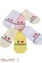 Cotton 6-Pack Newborn Baby Girl Socks Mum Dad - 3