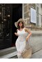 Trend Women's Openwork Fish Form Knitwear Dress - 5