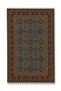 Mosso Gray Gray Theme Traditional Motifs Patterned Woven Base Vintage Decorative Carpet Mosso173Grey