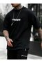 Trust Printed Oversize Crew Neck T-Shirt