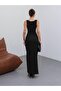 Women's Bubble Slit Detailed Maxi Summer Dress - 6