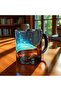 كوب بتصميم كتاب وطبيعة - كوب هدية للشاي والقهوة - كوب للمكتب المنزلي - 3
