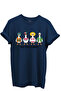 Just a Silly Goose Written Fun Goose Characters Printed 100% Cotton Regular Fit Unisex T-Shirt