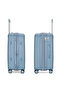 Medium Trolley Bag - Expandable PP Hard Shell Luggage - 360 Spinner Wheels - Grey Blue - 3