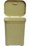 - LAUNDRY BASKET WITH LID - GREY 50 LTR CAPACITY - 6