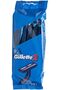 Classic Blue Men's Parallel Fixed Twin Blade Disposable Razors (10s)