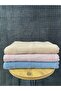Waffle 3-Piece Bath Towel Set – 100X150 cm 100% Cotton, Soft Textured, Knitted Pattern. - 4