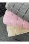 Line 3-Piece Hand and Face Towel Set – 50X90 cm 100% Cotton, Soft Textured, Striped Patterned - 4