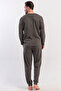 Cotton Men's Long Sleeve Pajama Suit, 504056 - 4