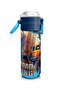 Kids Orange High Wheels Truck Patterned Steel Thermos with Straw and Direct Drinking 500 ml 31994 - 7
