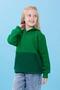 Unisex Hooded Kangaroo Pocket Color Block Hooded Winter Sweatshirt - Green/Grassgreen - 5
