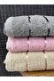 Line 3-Piece Bath Towel Set – 100X150 cm 100% Cotton, Soft Textured, Striped Patterned - 4
