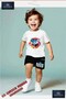 Children's Unisex “Sonic Multiple Cembrr Icinde“ Special Printed Crew Neck T-Shirt - Shorts Set - 2