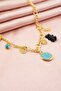 Women's Special Design Black Color Mixed Figure Evil Eye Necklace - 3