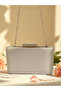 Skin Nude Color Satin Evening Dress Bag Evening Bag Handbag - 4