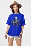 Men/Women Eight Foot Transfer Printed Round Neck Short Sleeve T-Shirt